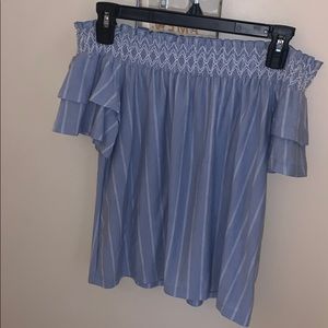 off the shoulder shirt